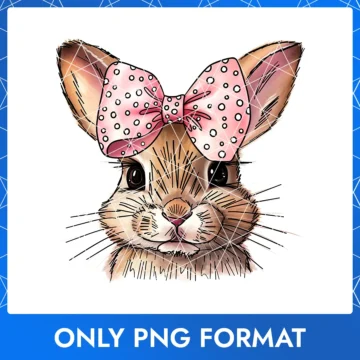Easter Bunny Rabbit, Happy Easter Cute, Easter Bunny Face Submation Png 