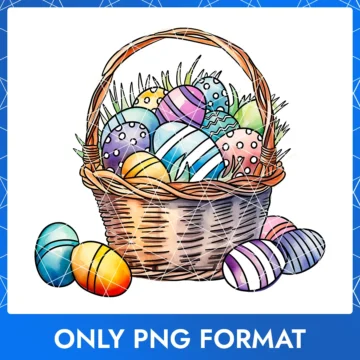Easter Basket and Eggs, Easter Egg, Easter Eggs Png Transparent