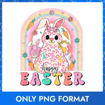 Happy Easter Bunny Rainbow, Easter Bunny Rabbit, Easter Bunny Clipart