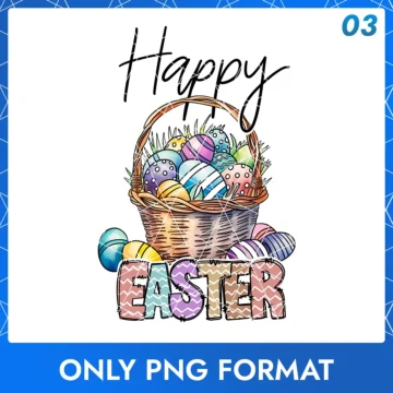 Happy Easter, Easter Egg Basket, Easter Day Png Image