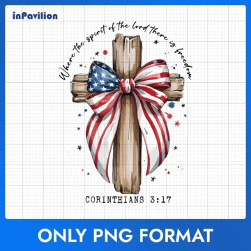 America Cross PNG – Christian 4th of July Clipart | Printable Designs
