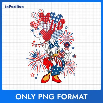 Daisy 4th of July PNG – Disney Patriotic Clipart