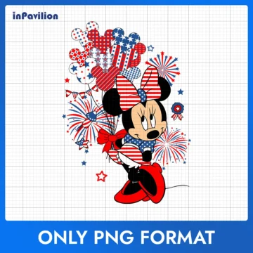 Minnie 4th of July PNG – 4th of July Disney | High Resolution (300 DPI)