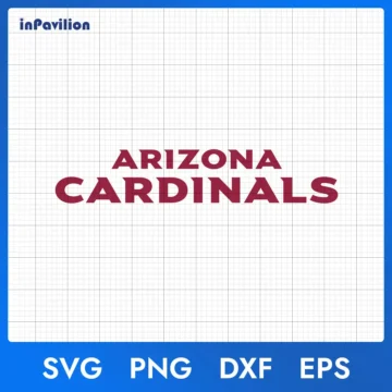 Arizona Cardinals Text logo SVG free download in high-resolution formats