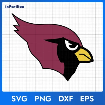 Arizona Cardinals 300 DPI transparent logo design for vinyl printing