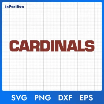 Multi-format Arizona Cardinals logo files: SVG, PNG, EPS, DXF