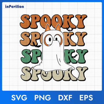 Bingo Dog Stay Spooky Halloween SVG | Printable Cut File