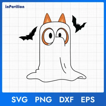 Bingo Ghost Halloween SVG & PNG | For Cricut & Silhouette