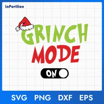 Grinch Mode SVG - Grinch Christmas Clipart | Instant Download
