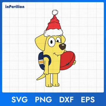 Bluey Lucky Christmas SVG, Bluey Christmas SVG | Printable Designs