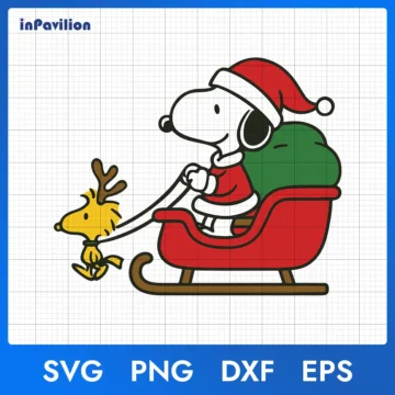 Christmas Snoopy And Woodstock SVG | Instant Download
