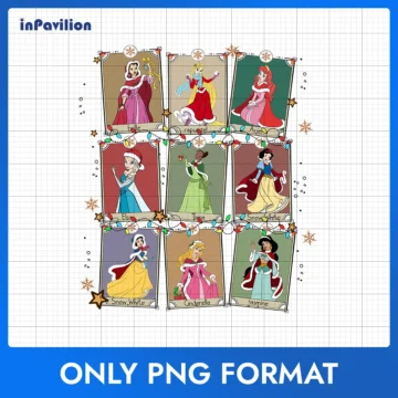 Princess Disney Tarot Cards Christmas PNG Multi-Format Download