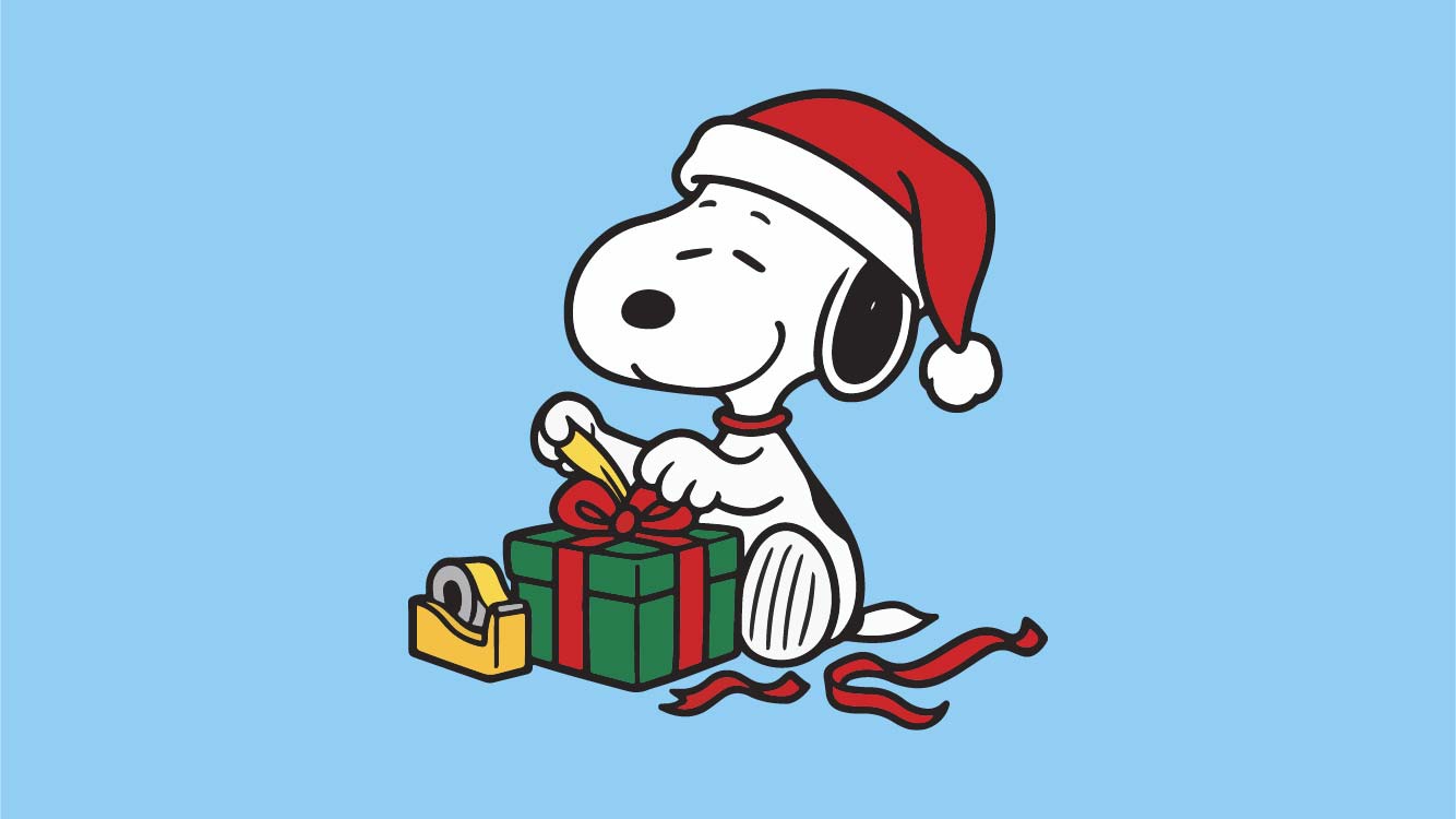 Snoopy Christmas SVG