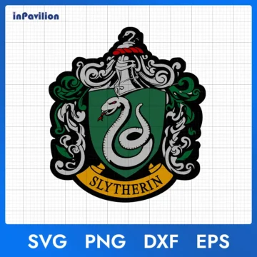 Slytherin Emblem SVG, Harry Potter Slytherin SVG Design - Files for Cricut & Silhouette