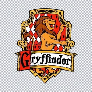 Gryffindor Symbol SVG, Gryffindor Logo SVG Clipart Instant Download