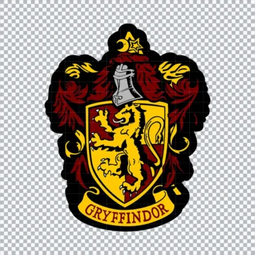 Gryffindor Emblem SVG, Harry Potter Logo SVG Design Files for Cricut