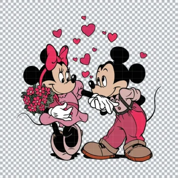 Mickey & Minnie Howdy Valentine SVG | New 2026
