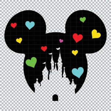 Mickey Cupid Valentine SVG | Printable Clipart
