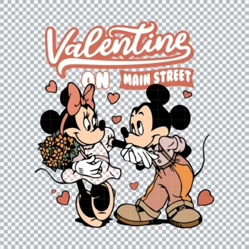 Disney Couple Main Street SVG | Printable Art