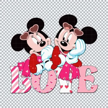 Disney Mickey & Minnie Love SVG | Digital Download