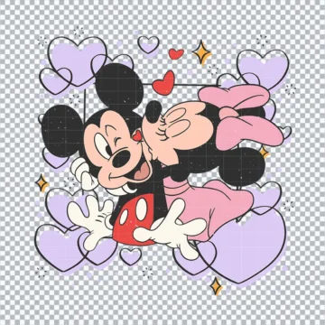 Mickey & Friends Valentine Day SVG | Sublimation Designs