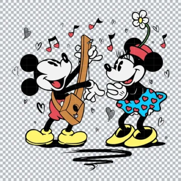 Mickey And Minnie Love SVG | Premium Quality Files