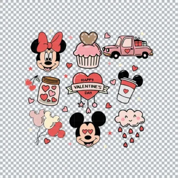 Mickey And Minnie Sweet Love SVG | Digital Download