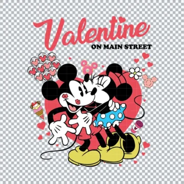 Mickey & Minnie Valentine Day SVG | Files for Cricut