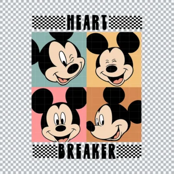Mickey Head Castle Valentine SVG | Digital Files