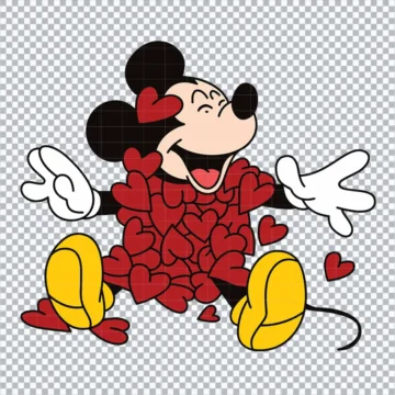 Mickey Heart Breaker SVG For Printing