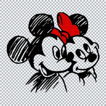Mickey Heart SVG, Mickey Valentine | Design for Cricut