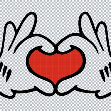 Mickey Minnie Couple Valentine SVG | Digital art