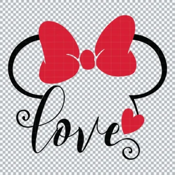 Minnie Cupid Valentine SVG | for DIY Crafts