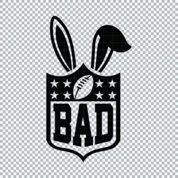 Bad Bunny Super Bowl Black SVG, PNG, DXF, EPS, AI for Cricut, Craft Projects or More - Editable Files