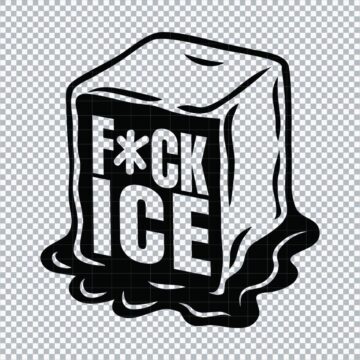 Fck Ice Bad Bunny Funny SVG, PNG, DXF, EPS, AI for Cricut, Sticker Printing or More - Free Download