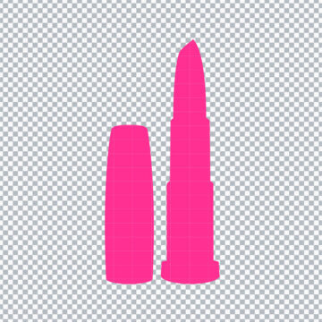 Barbie Lipstick SVG, PNG, DXF, EPS for Silhouette, Vinyl Cutting or more - 300 DPI Resolution