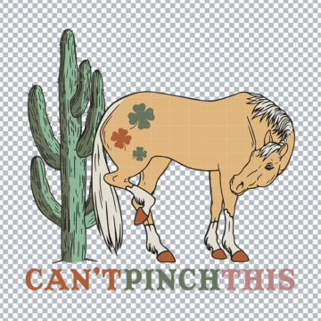 Cant Pinch This St Patricks Day SVG, PNG, DXF, EPS for Graphic Design, DIY Crafts or More - Digital Files