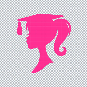 Graduate Barbie SVG, PNG, DXF, EPS for Cricut, Card Making or more - Printable Files