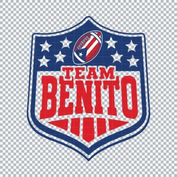 Logo Team Benito Super Bowl NFL SVG, PNG, DXF, EPS for Printing, Craft Projects or More - Printable Files