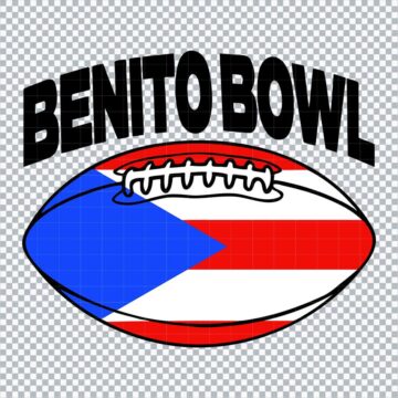 Rugby Benito Bowl SVG, PNG, DXF, EPS for Clipart, DIY Crafts or More - Editable Files