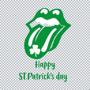 Sexy Lips Happy St Patricks Day SVG, PNG, DXF, EPS for Digital Design, Printing or More - Printable Designs
