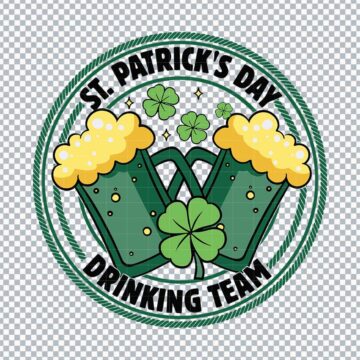 St. Patrick's Day Drinking Team SVG, PNG, DXF, EPS for Cricut, DIY Printing or More - Instant Download