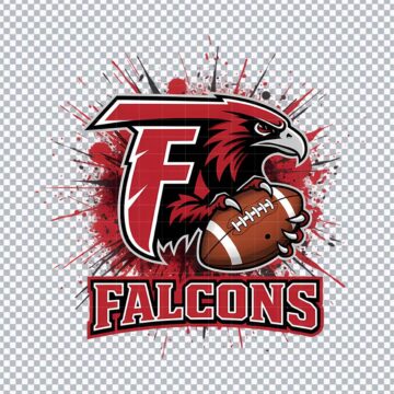 Atlanta Falcons Football Mascot NFL PNG for Sublimation, T-Shirt Printing or More - Instant Download