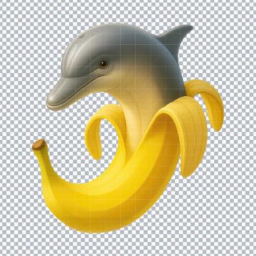 Bananita Dolphinita Italian Brainrot PNG for T-Shirt Printing, DIY Crafts or More - Digital Download