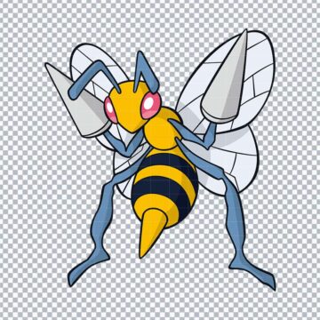 Beedrill Pokemon Go SVG, PNG, DXF, EPS for Cricut, Silhouette or More - Instant Download