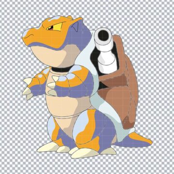 Blastoise Pokemon SVG, PNG, DXF, EPS for Silhouette, DIY Crafts or More - Digital Files