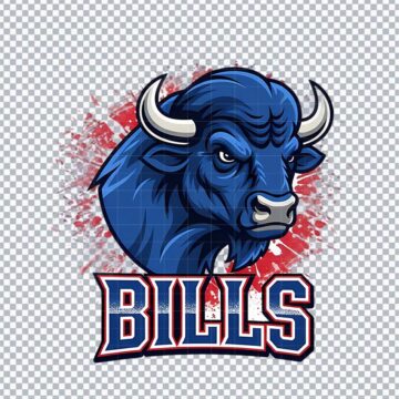 Buffalo Bills Mascot NFL PNG for Sublimation, Tumbler Printing or More - Download Now