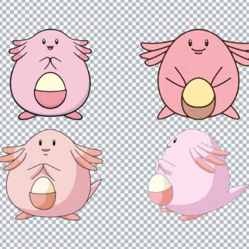 Chansey Pokemon SVG, PNG, DXF, EPS for Cricut, Vinyl Cutting or More - Printable Files
