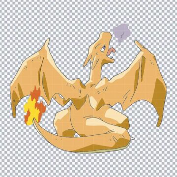 Charizard Pokemon SVG, PNG, DXF, EPS for Silhouette, Vinyl Cutting or More - Quick Download