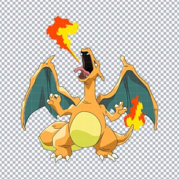 Charizard Pokemon Go SVG, PNG, DXF, EPS for Silhouette, Craft Projects or More - Digital Download